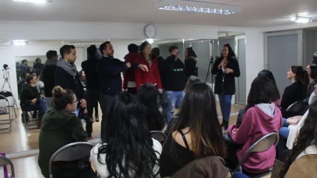 A speaking turn